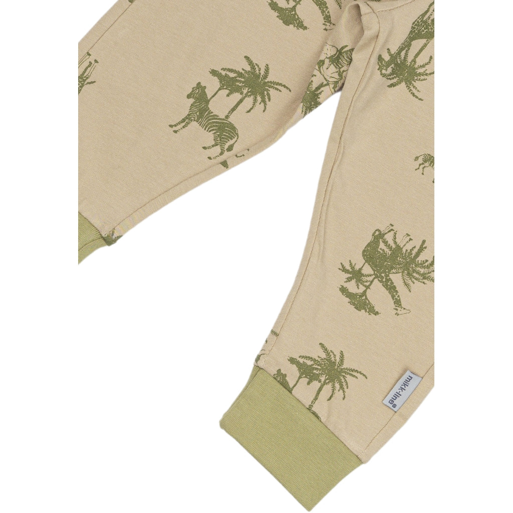 Mikk-Line 2-Pak Leggings Leggings Gray green
