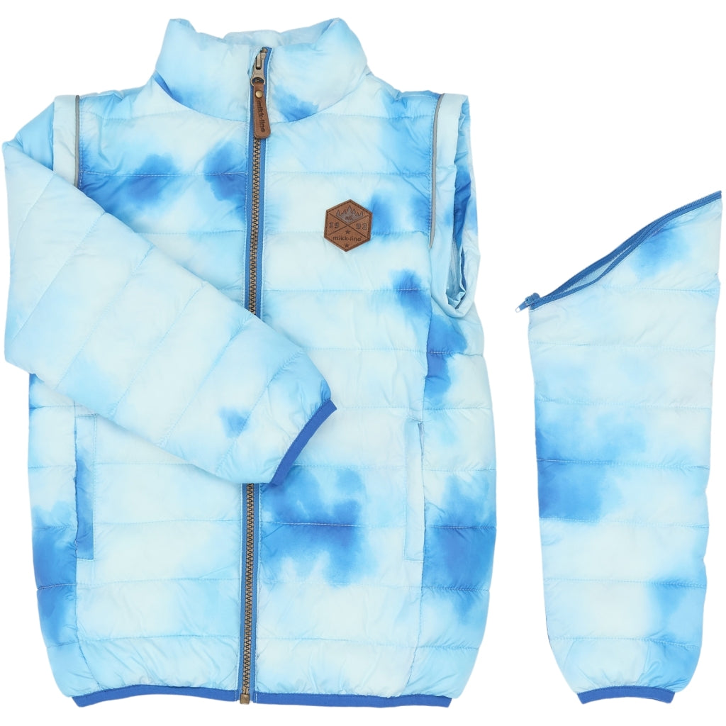 Mikk-Line 2-i-1 Puffer Jakke og Vest Jakker Strong Blue