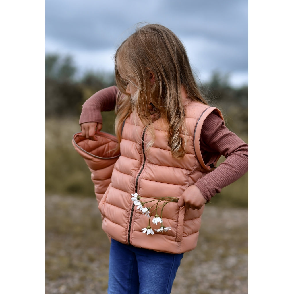 Mikk-Line 2-i-1 Puffer Jakke og Vest Jakker Tawny Brown