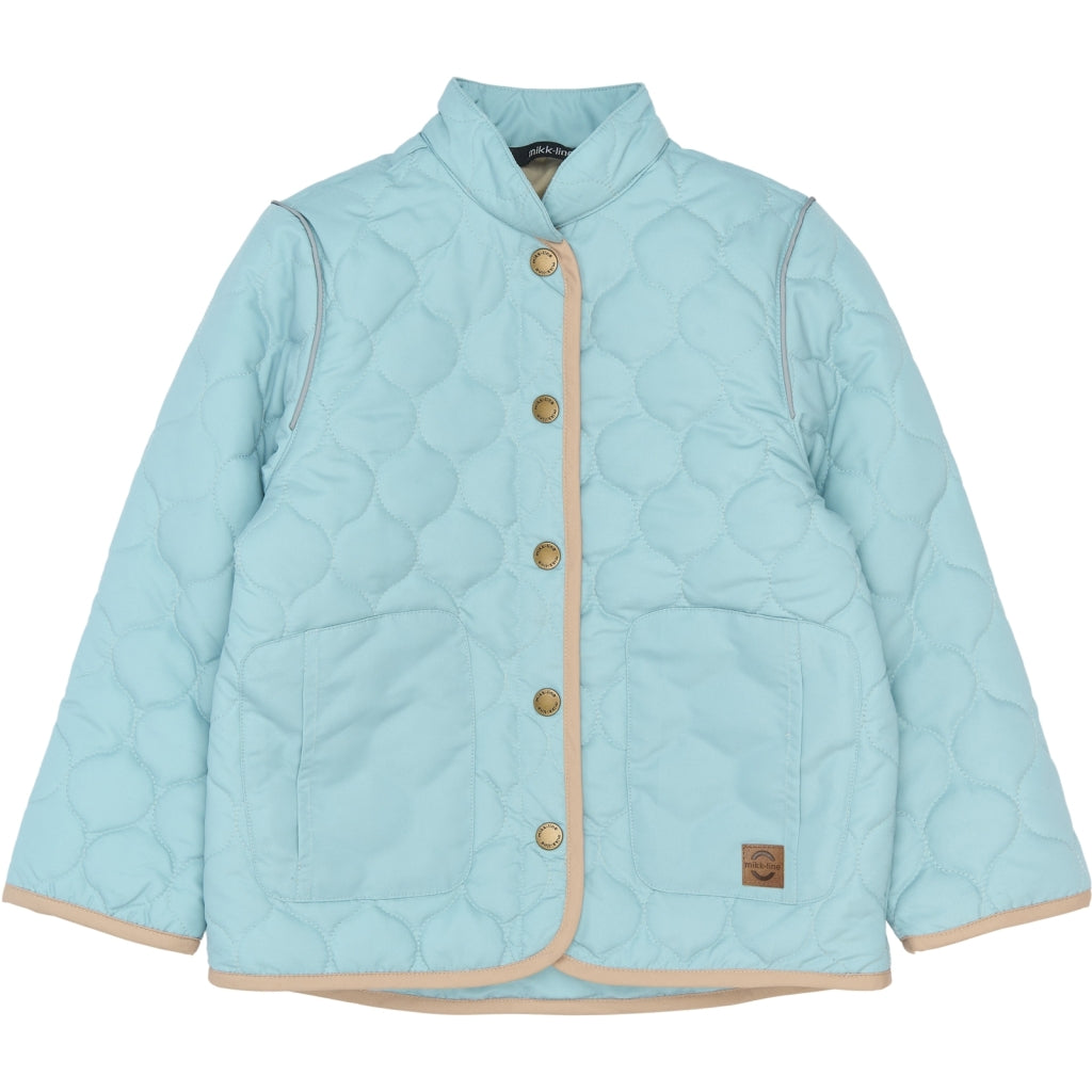 Mikk-Line 2-i-1 Puffer Jakke og Vest Jakker Stone Blue