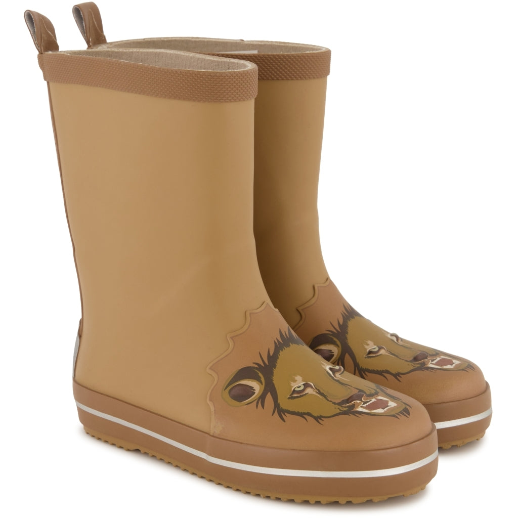 Mikk-Line 3D Gummistøvler (Løve) Støvler og gummistøvler Dijon
