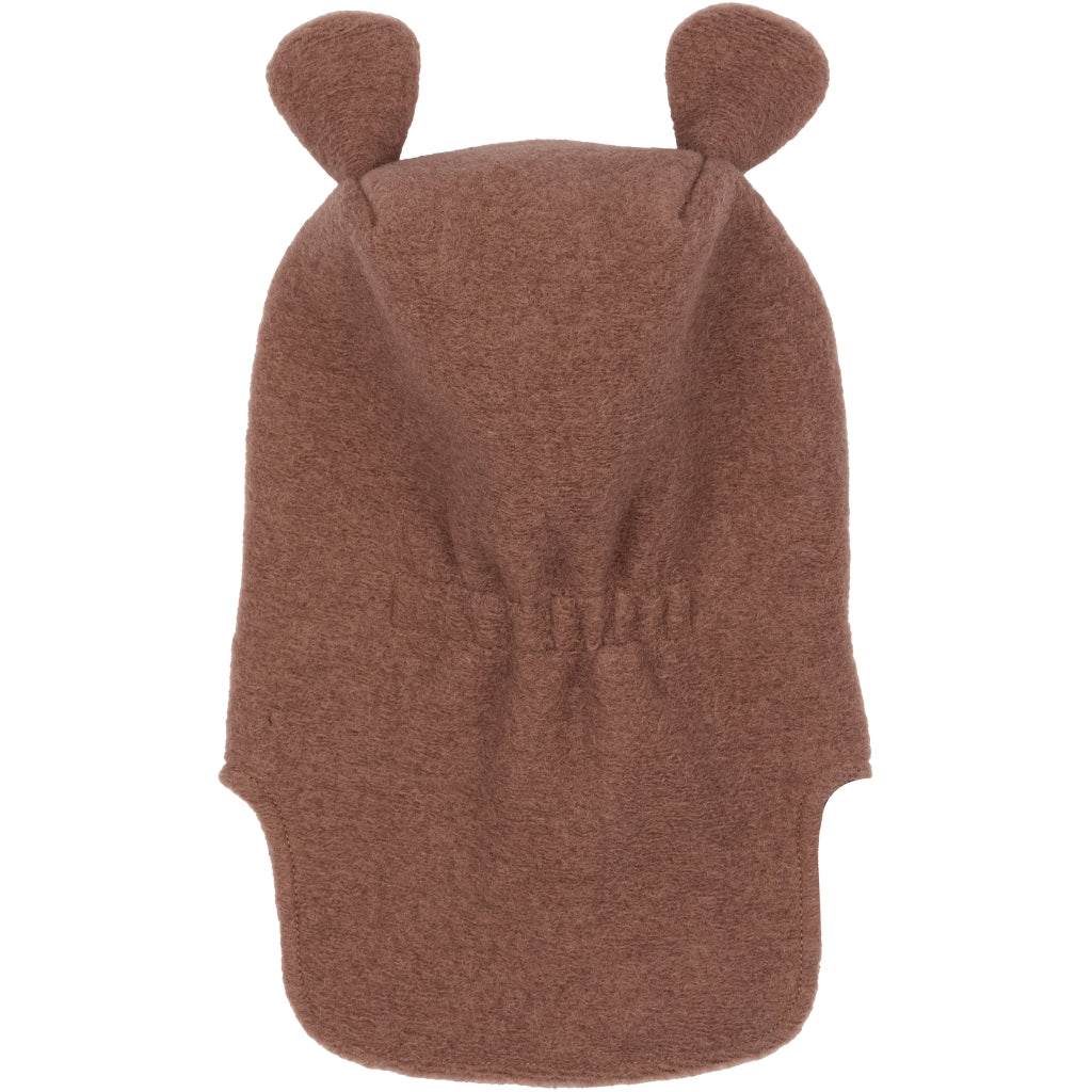Mikk-Line Airwool Balaclava w Ears Airwool & Knit Burlwood