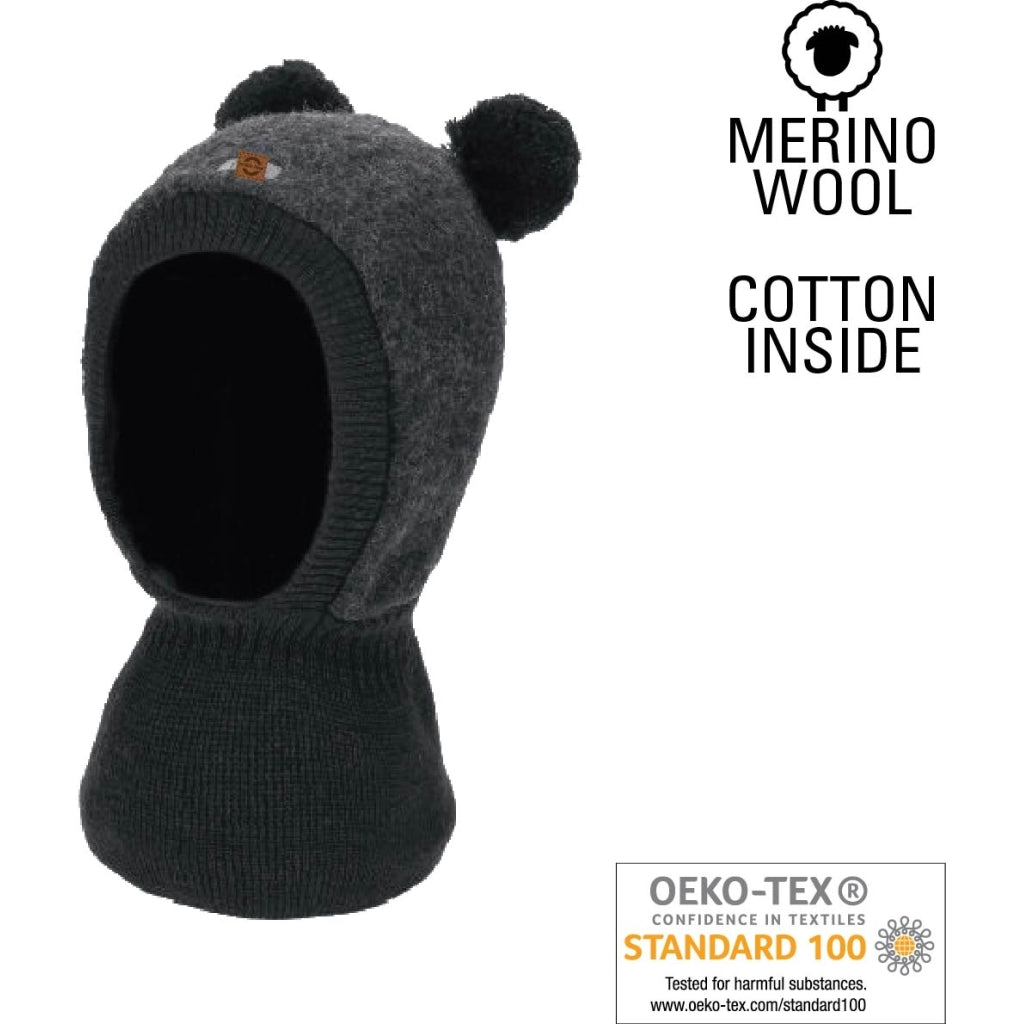 Mikk-Line Airwool Balaclava w Knit Airwool & Knit