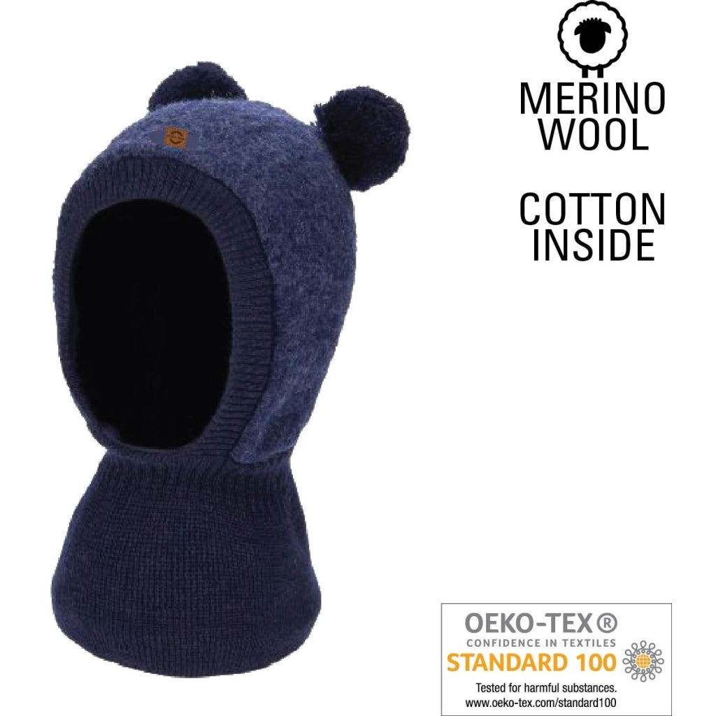 Mikk-Line Airwool Balaclava w Knit Airwool & Knit