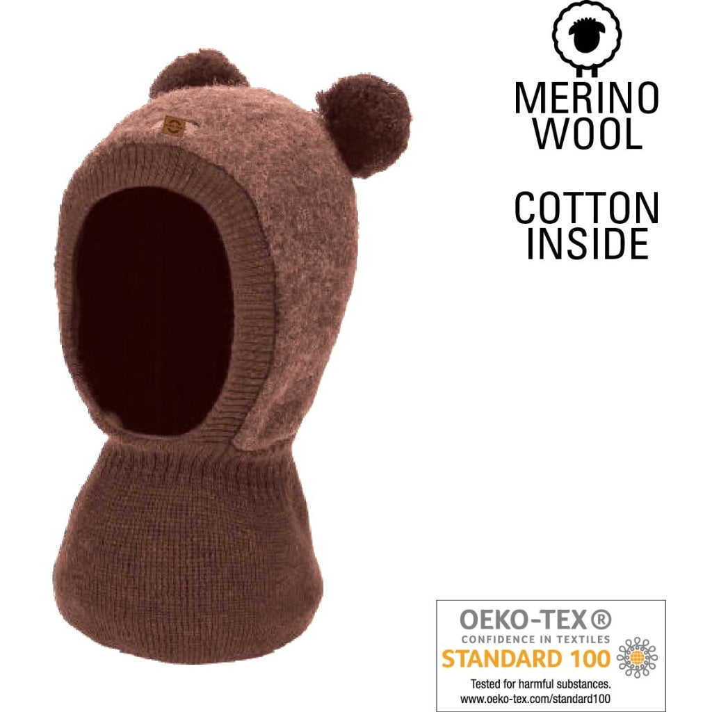 Mikk-Line Airwool Balaclava w Knit Airwool & Knit