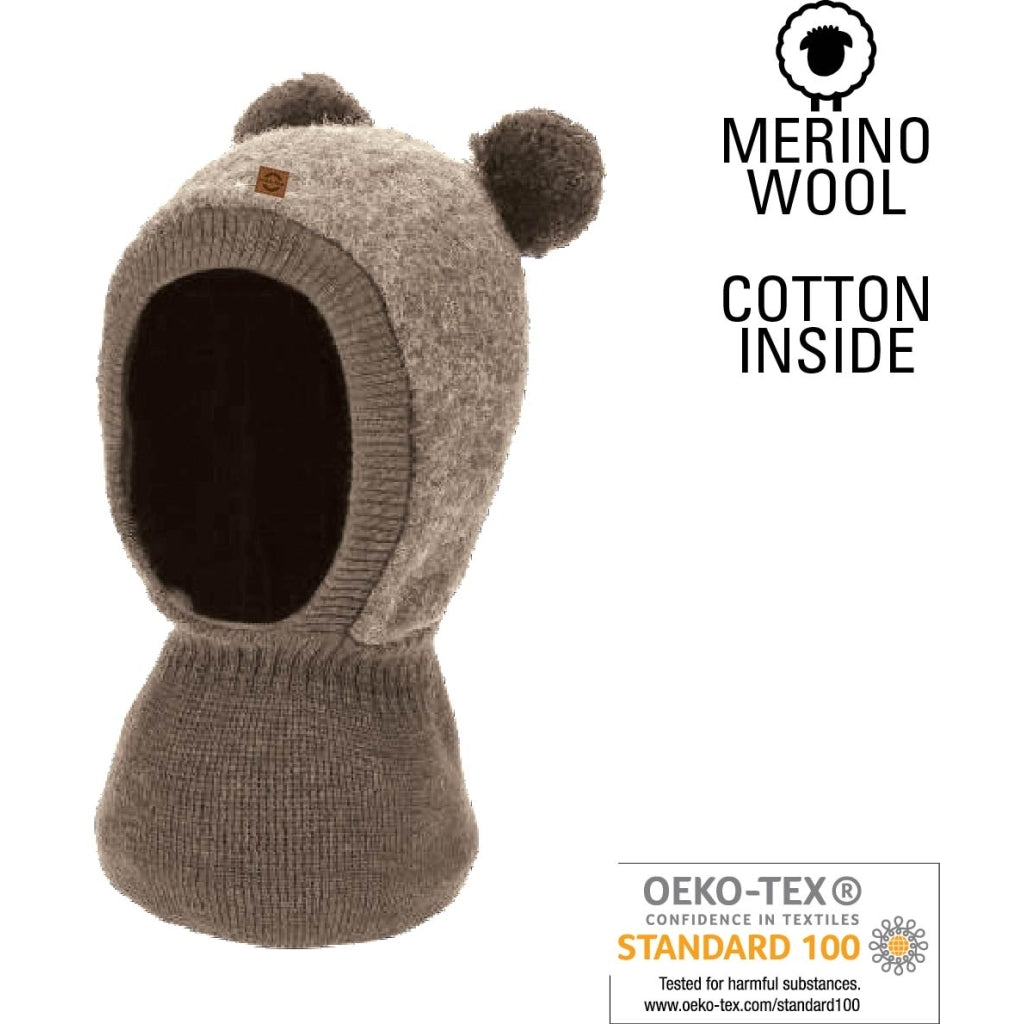 Mikk-Line Airwool Balaclava w Knit Airwool & Knit