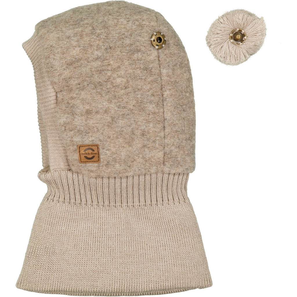 Mikk-Line Airwool Balaclava w Knit Airwool & Knit