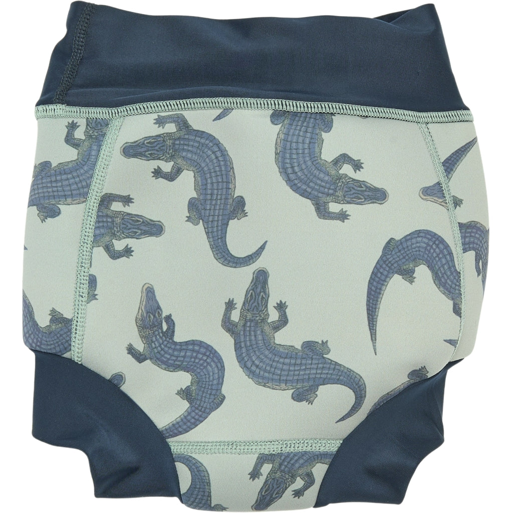 Mikk-Line Baby Badebukser (Mønstret) Badetøj Croco AOP
