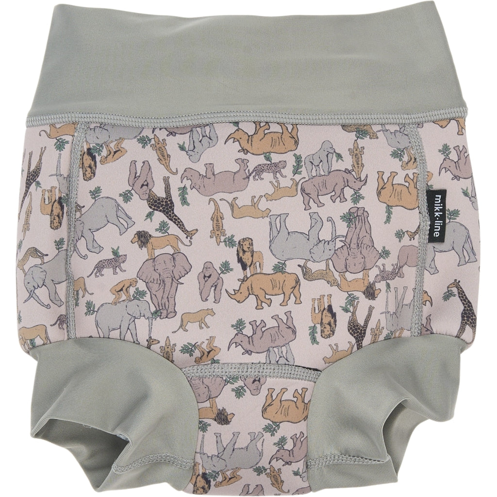 Mikk-Line Baby Badebukser (Mønstret) Badetøj Zoo AOP