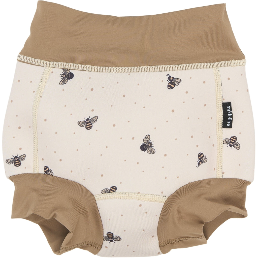 Mikk-Line Baby Badebukser UV 50+ (Mønstret) Badetøj Bumble Bee AOP