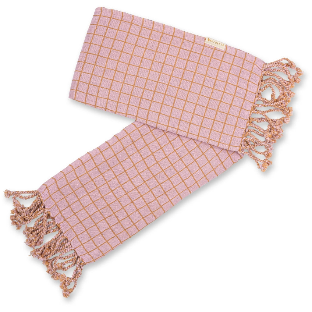 Fabelab Baby Blanket - Grid - Lilac Blankets Lilac