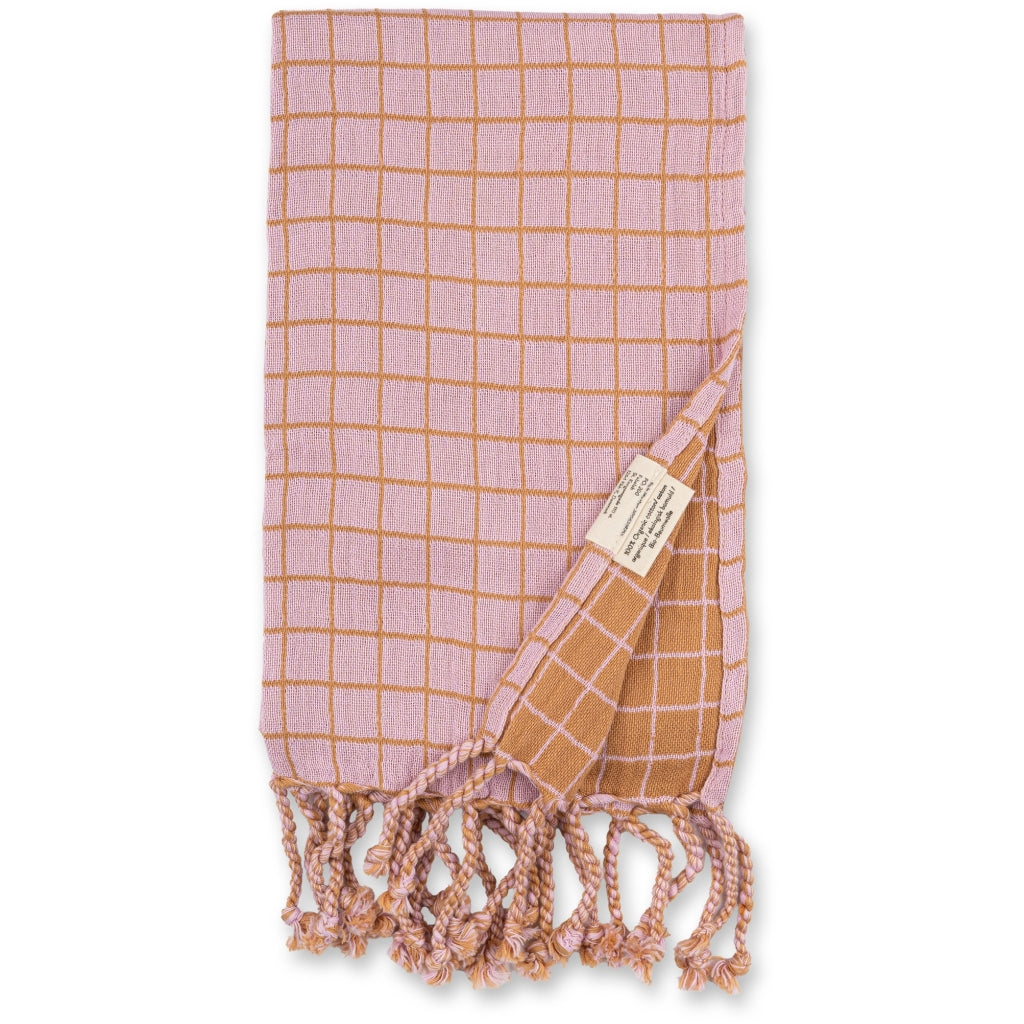 Fabelab Baby Blanket - Grid - Lilac Blankets Lilac