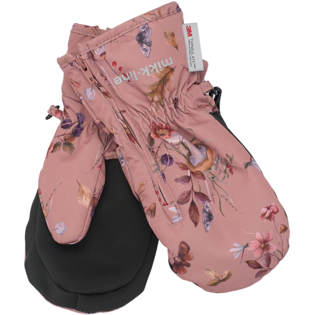Mikk-Line Baby Flyverdragt Polyester & Blomster Print Accessories Burlwood