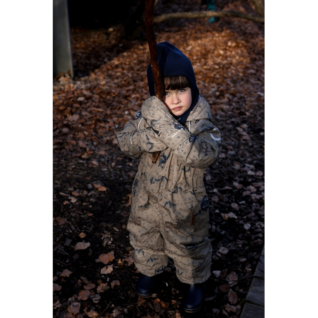 Mikk-Line Baby Flyverdragt Polyester & Blomster Print Accessories Coriander