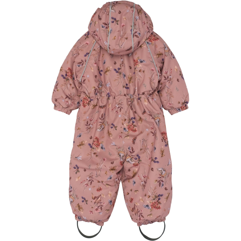 Mikk-Line Baby Flyverdragt Polyester & Blomster Print Flyverdragter Burlwood