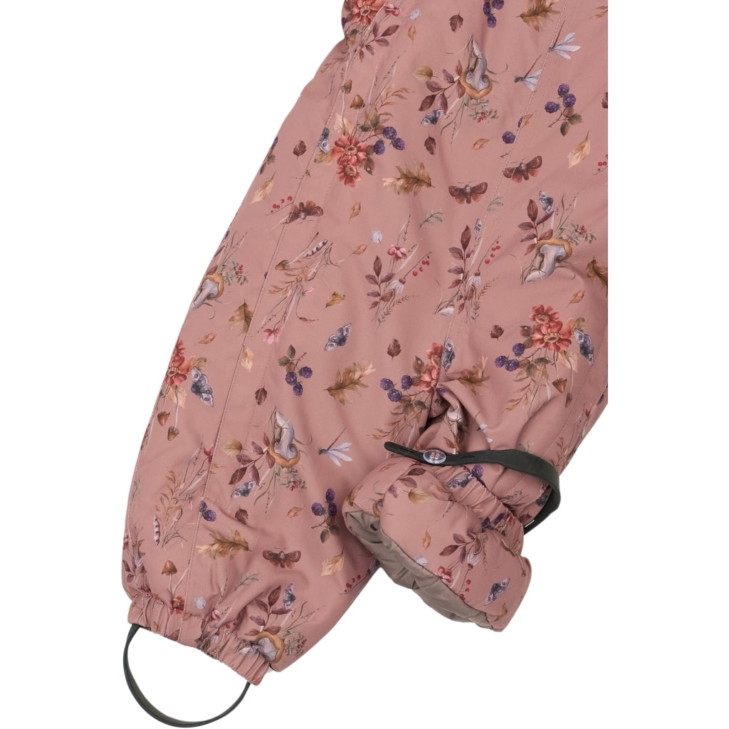 Mikk-Line Baby Flyverdragt Polyester & Blomster Print Flyverdragter Burlwood