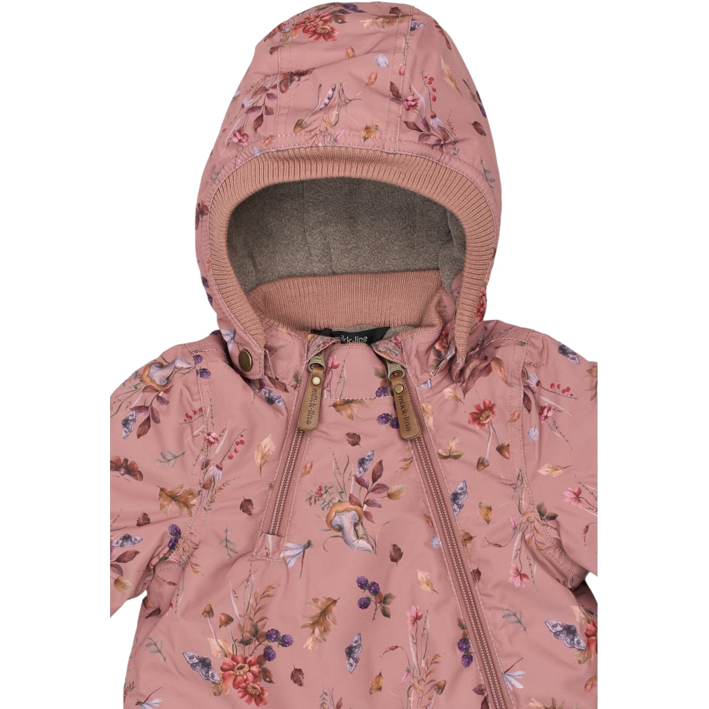 Mikk-Line Baby Flyverdragt Polyester & Blomster Print Jakker Burlwood