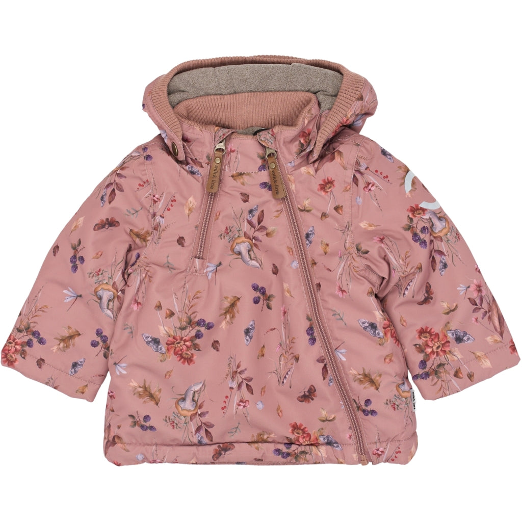 Mikk-Line Baby Flyverdragt Polyester & Blomster Print Jakker Burlwood