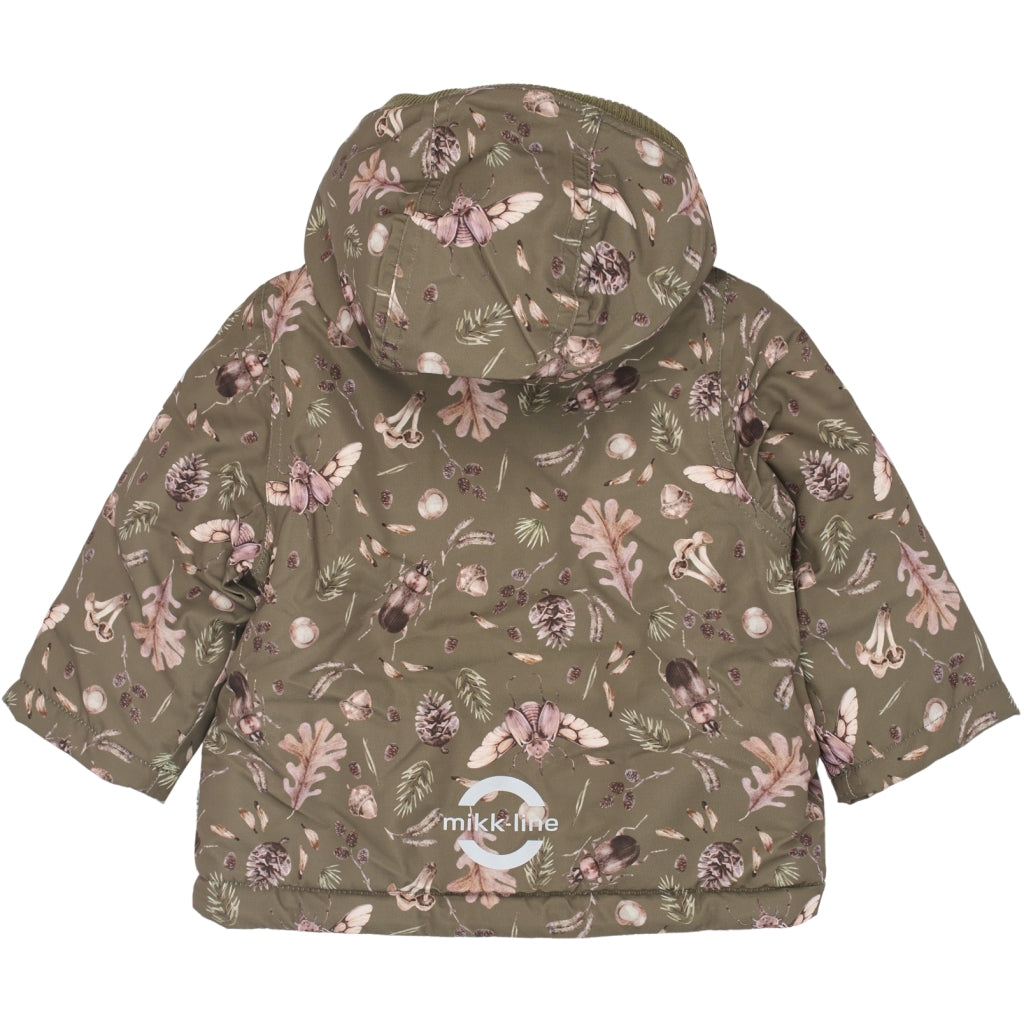 Mikk-Line Baby Flyverdragt Polyester & Blomster Print Jakker Burnt Olive
