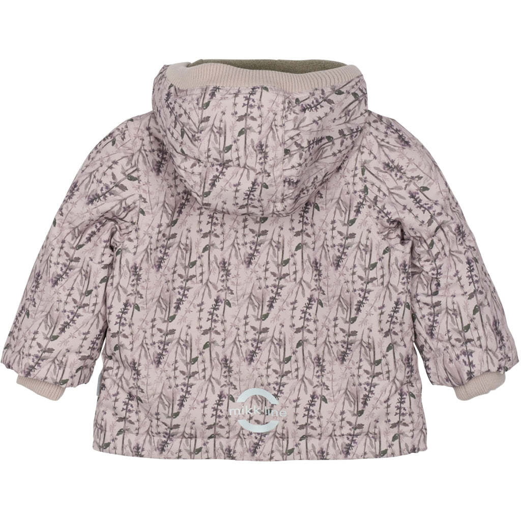 Mikk-Line Baby Flyverdragt Polyester & Blomster Print Jakker Cloud Gray