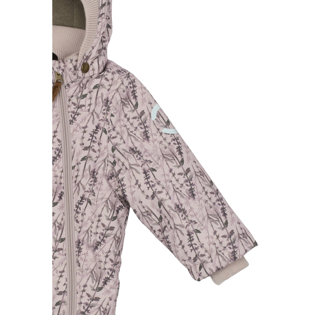 Mikk-Line Baby Flyverdragt Polyester & Blomster Print Jakker Cloud Gray