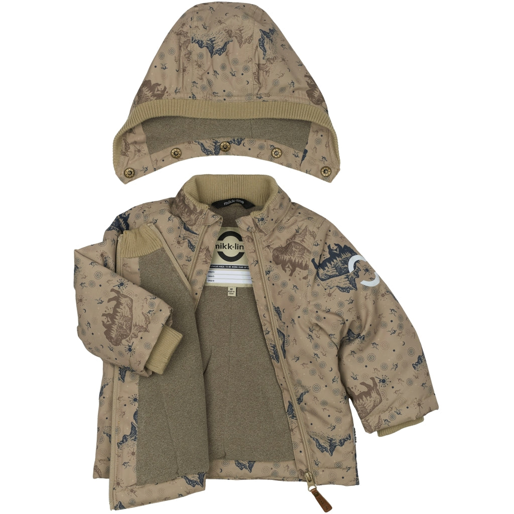 Mikk-Line Baby Flyverdragt Polyester & Blomster Print Jakker Coriander
