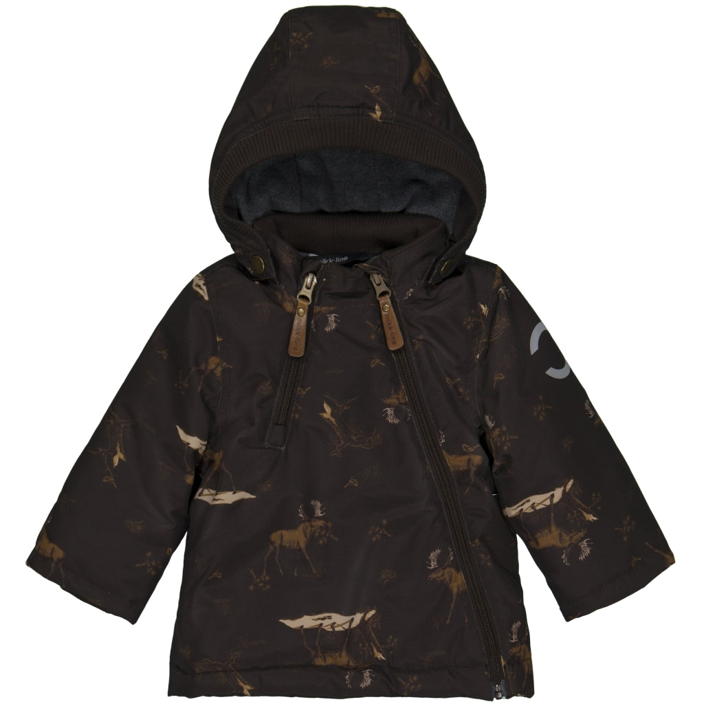 Mikk-Line Baby Flyverdragt Polyester & Blomster Print Jakker Molé