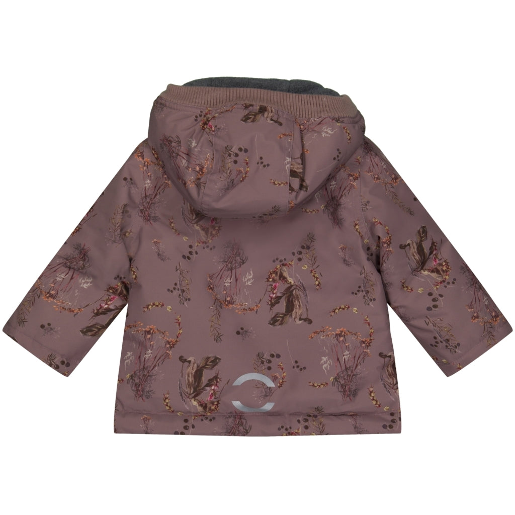 Mikk-Line Baby Flyverdragt Polyester & Blomster Print Jakker Twilight Mauve