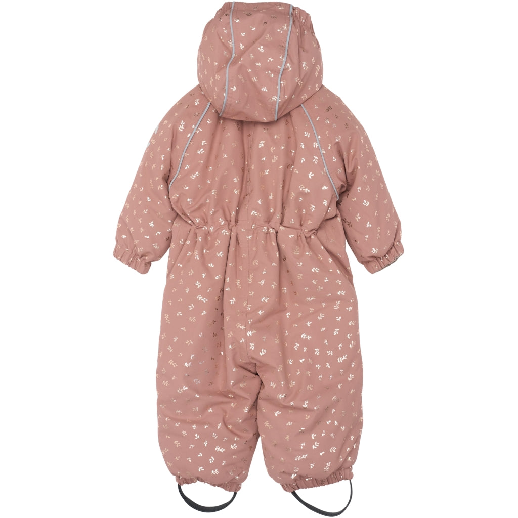 Mikk-Line Baby Flyverdragt Polyester & Glitter Print Flyverdragter Burlwood