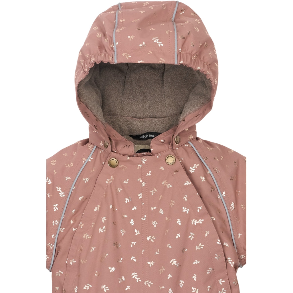 Mikk-Line Baby Flyverdragt Polyester & Glitter Print Flyverdragter Burlwood