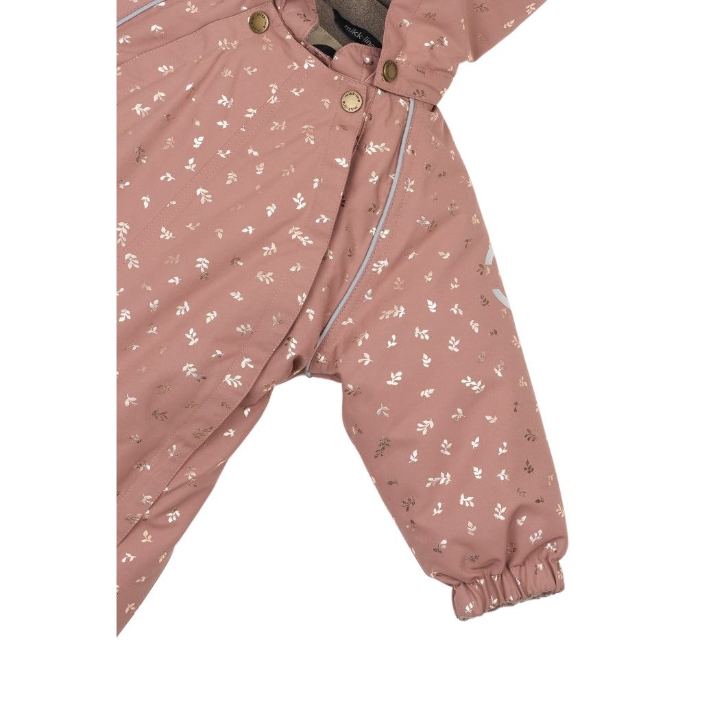 Mikk-Line Baby Flyverdragt Polyester & Glitter Print Flyverdragter Burlwood
