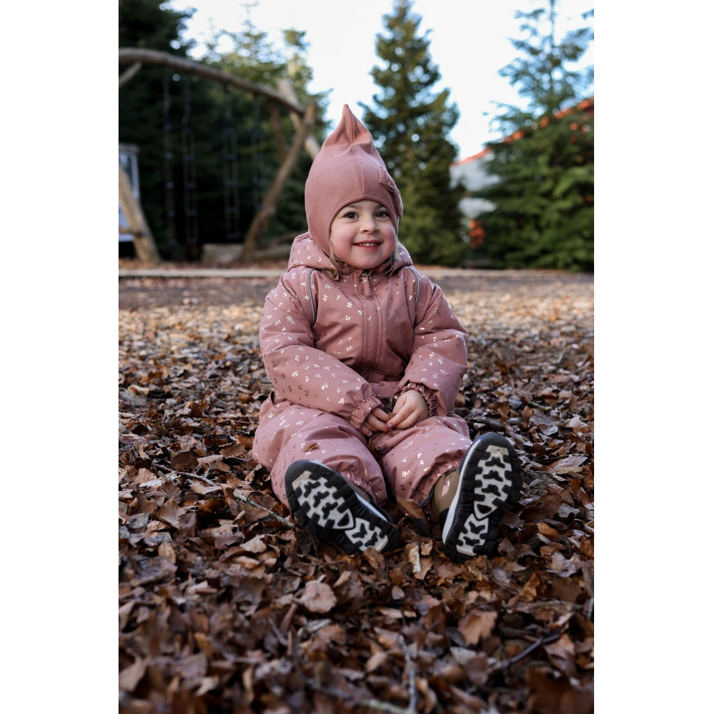 Mikk-Line Baby Flyverdragt Polyester & Glitter Print Flyverdragter Burlwood