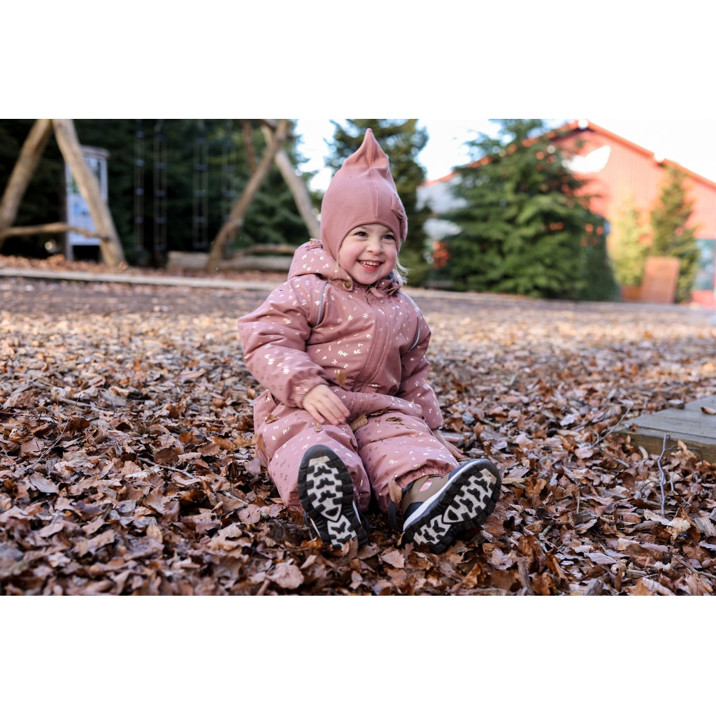 Mikk-Line Baby Flyverdragt Polyester & Glitter Print Flyverdragter Burlwood