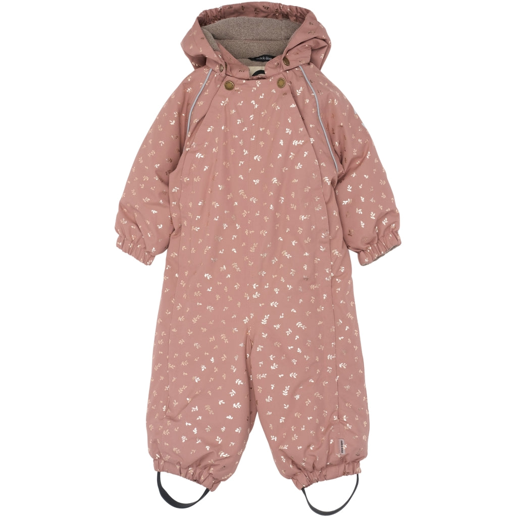 Mikk-Line Baby Flyverdragt Polyester & Glitter Print Flyverdragter Burlwood
