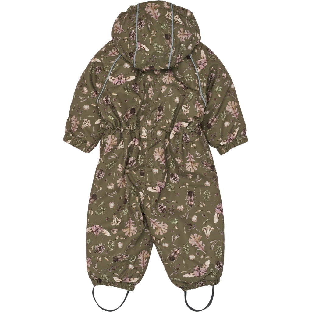 Mikk-Line Baby Flyverdragt Polyester & Skov Print Flyverdragter Burnt Olive