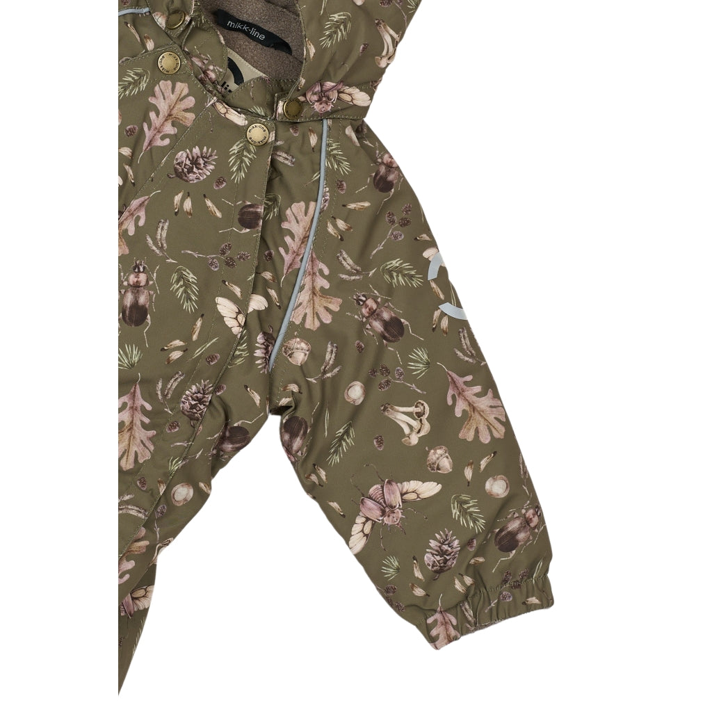 Mikk-Line Baby Flyverdragt Polyester & Skov Print Flyverdragter Burnt Olive