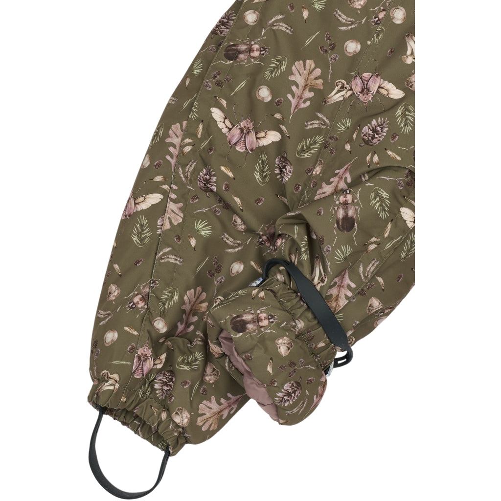 Mikk-Line Baby Flyverdragt Polyester & Skov Print Flyverdragter Burnt Olive