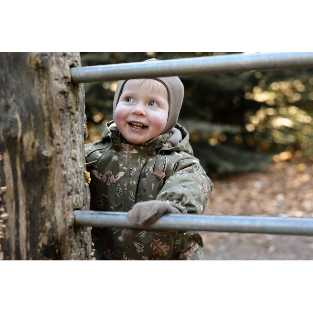 Mikk-Line Baby Flyverdragt Polyester & Skov Print Flyverdragter Burnt Olive