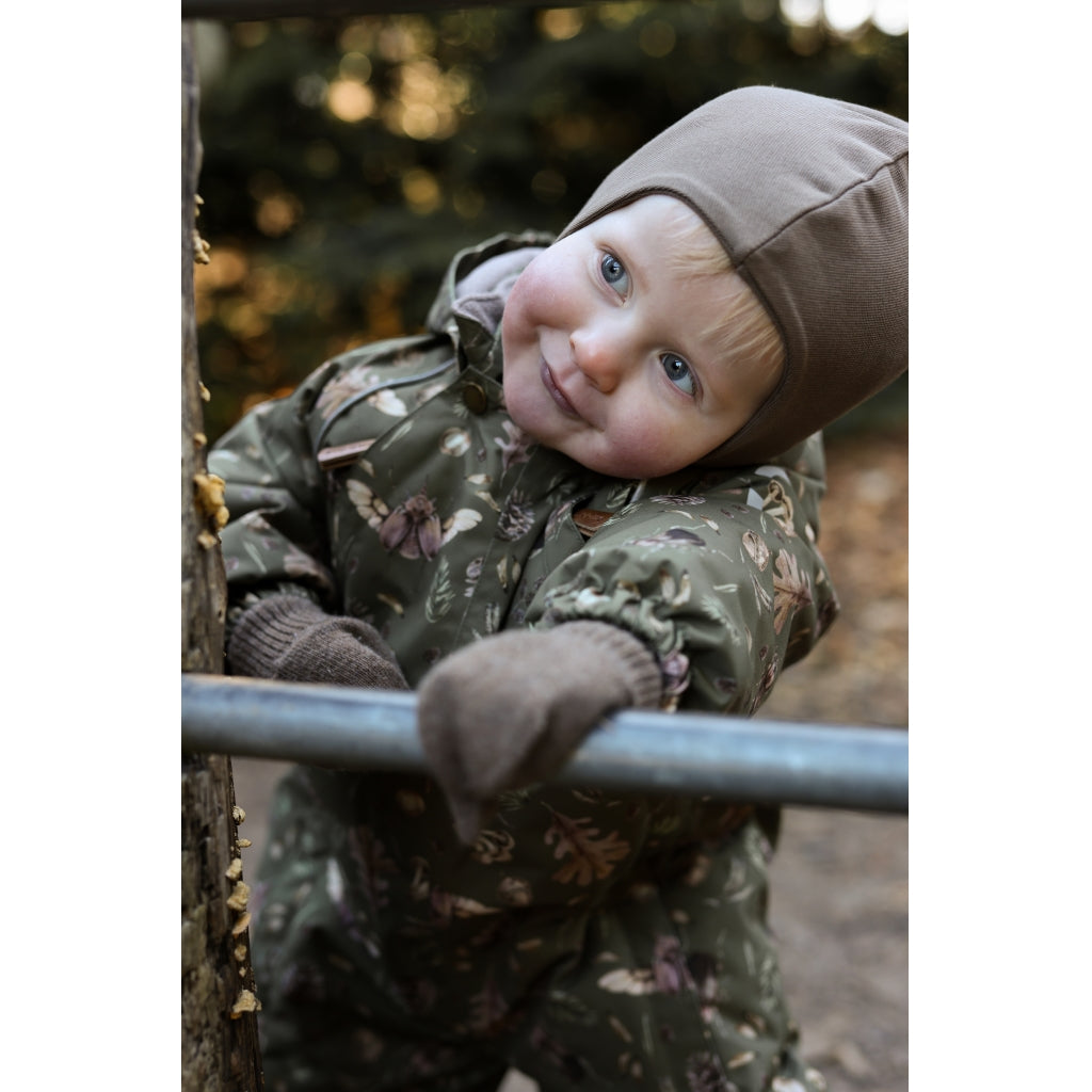 Mikk-Line Baby Flyverdragt Polyester & Skov Print Flyverdragter Burnt Olive