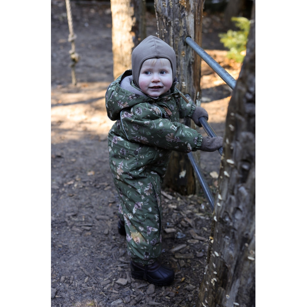 Mikk-Line Baby Flyverdragt Polyester & Skov Print Flyverdragter Burnt Olive