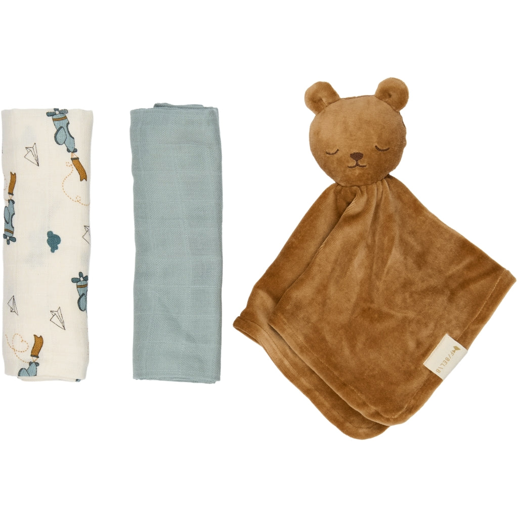 Fabelab Baby Gift Box - Bear Cuddles Tobacco Brown