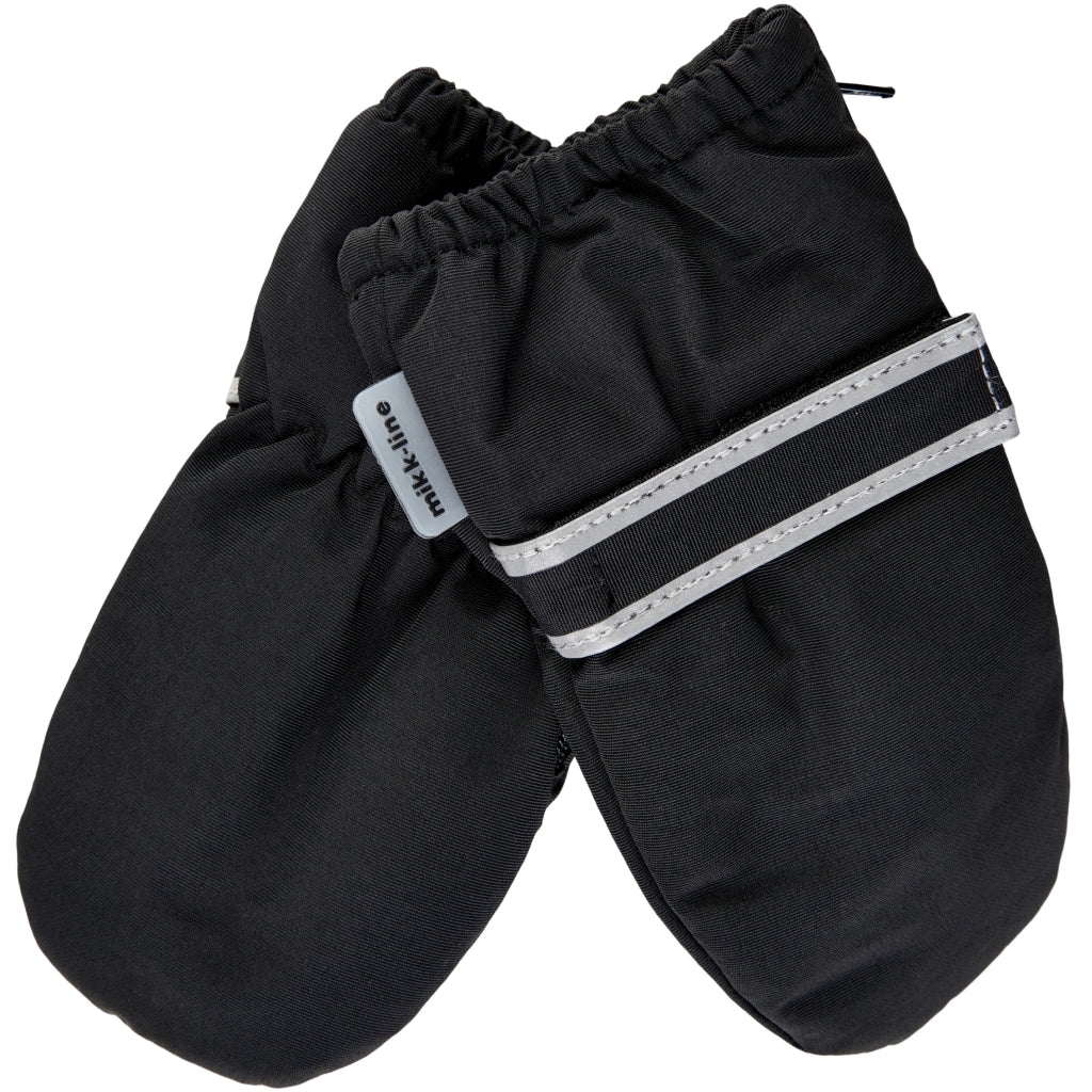 Mikk-Line Baby Nylon Vanter Lynlås Accessories Black