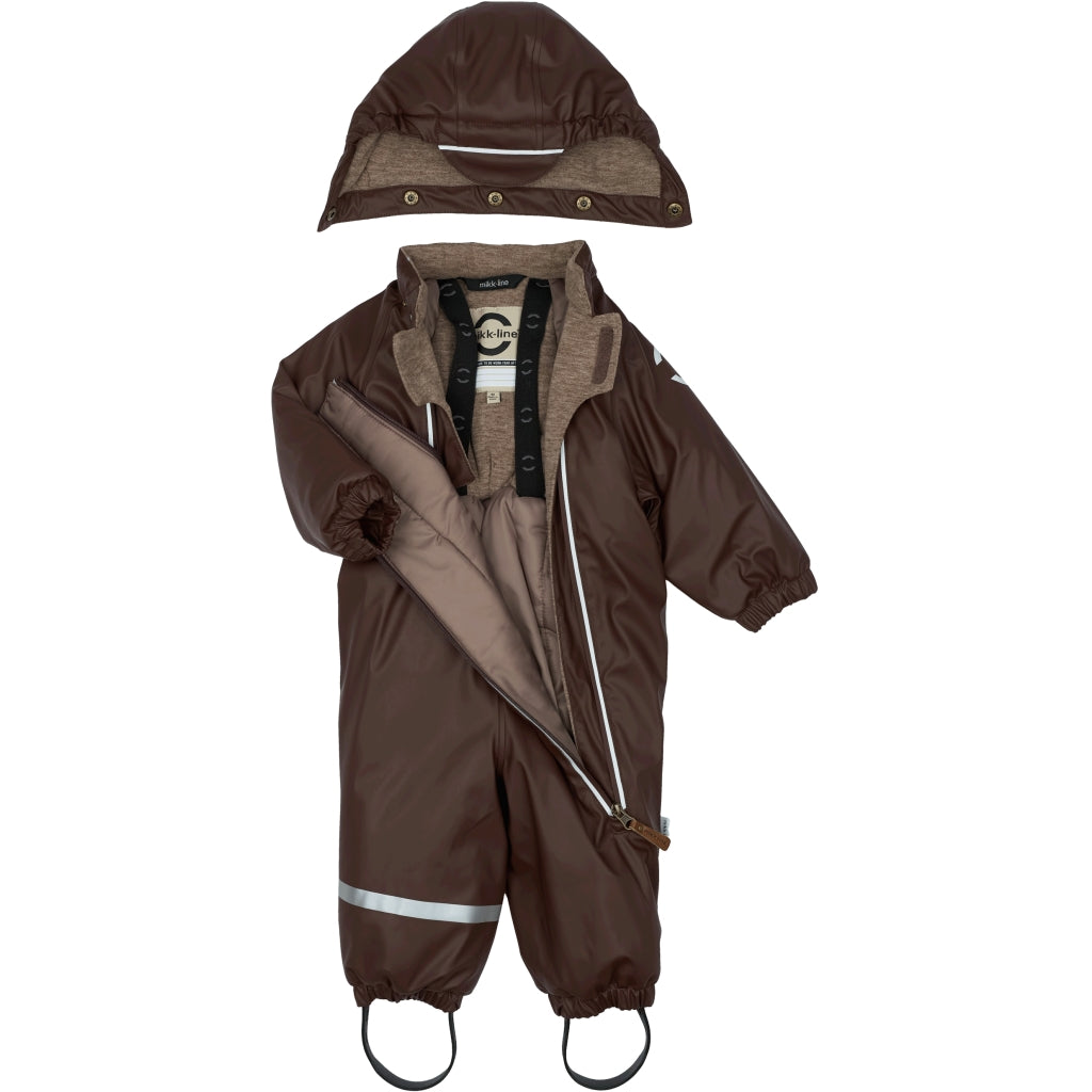 Mikk-Line Baby PU Flyverdragt Flyverdragter French Roast