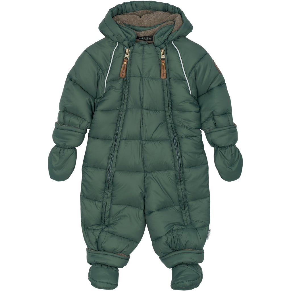 Mikk-Line Baby Puffer Flyverdragt Flyverdragter Balsam Green