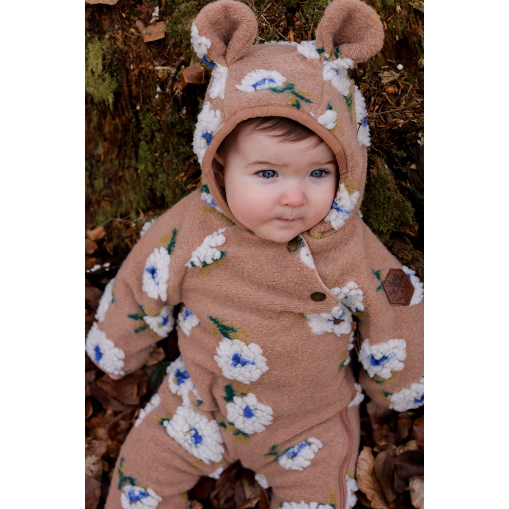 Mikk-Line Baby Teddy Fleece Dragt Wholesuit Chipmunk