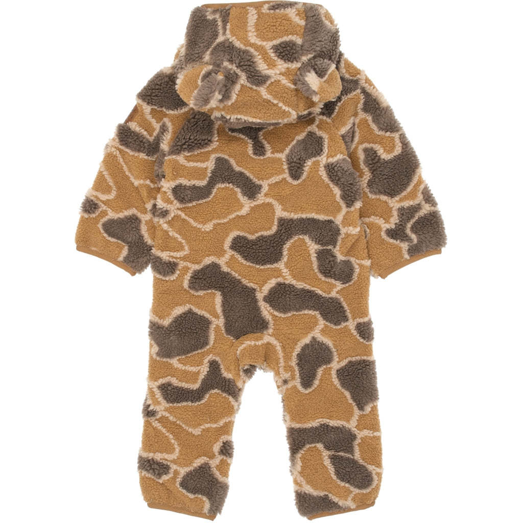 Mikk-Line Baby Teddy Fleece Dragt Wholesuit Dijon