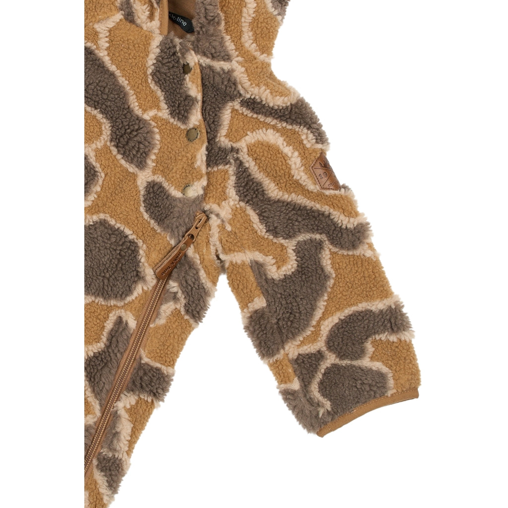 Mikk-Line Baby Teddy Fleece Dragt Wholesuit Dijon