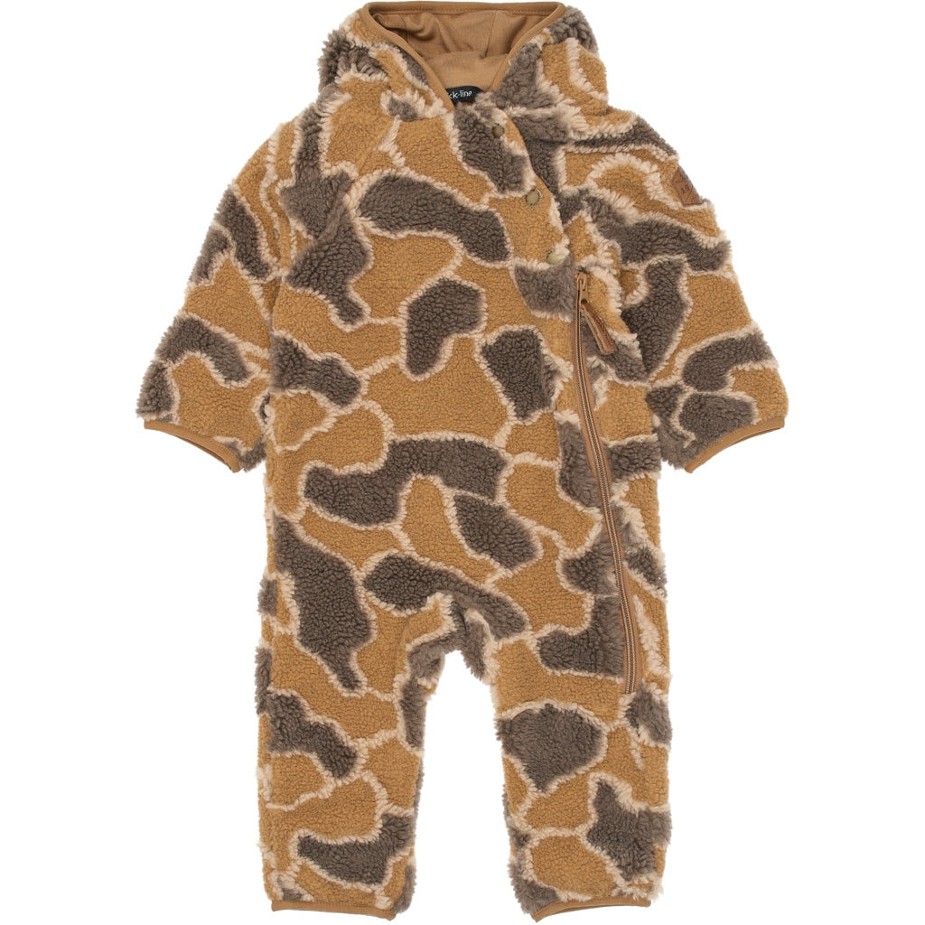 Mikk-Line Baby Teddy Fleece Dragt Wholesuit Dijon