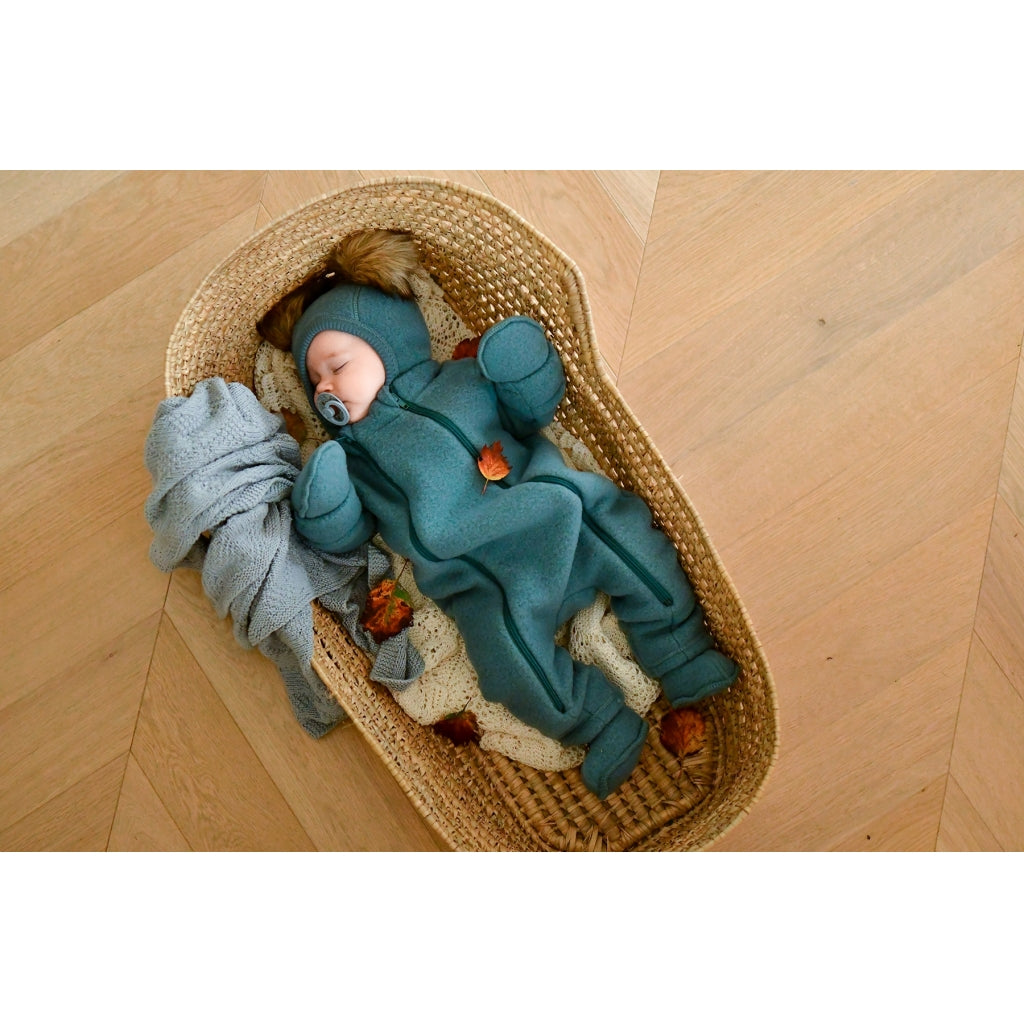 Mikk-Line Baby Uld Futter Uld Balsam Green