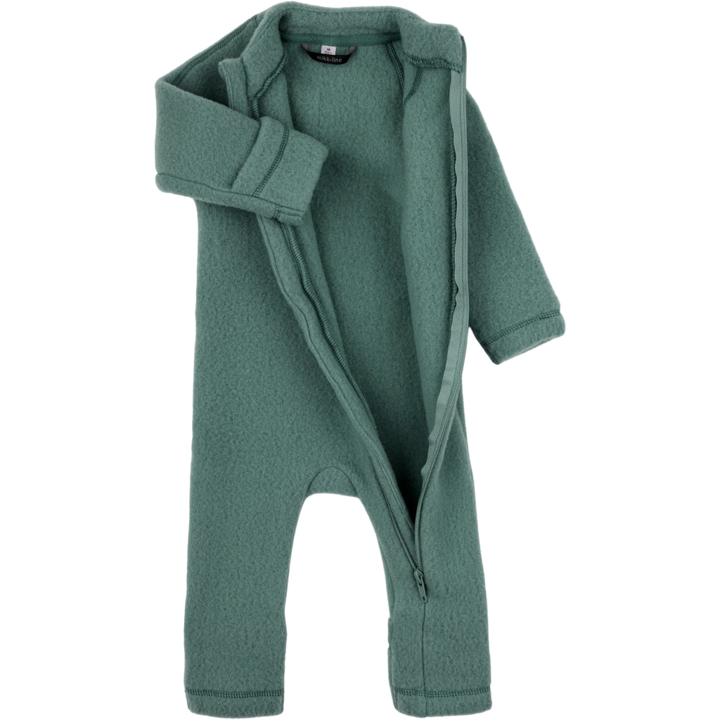 Mikk-Line Baby Ulddragt Uld Balsam Green